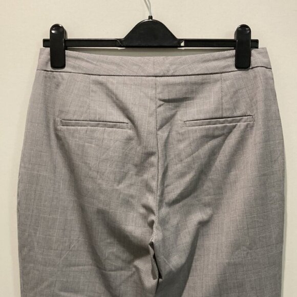 Zara Grey Plaid Ankle Pants - Picture 6 of 13